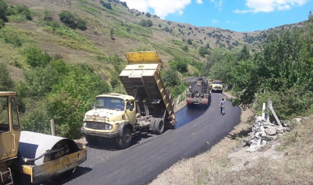 4 kilometrelik asfalt çalışması tamamlandı
