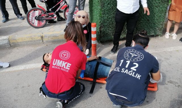 Aksaray'da otomobil ile motosiklet çarpıştı: 1 yaralı
