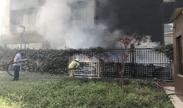 Bakırköy'de yangın paniği