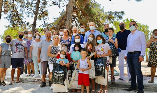 Başkan Atabay'dan çocuklara teşekkür