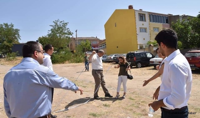 Başkan Öz Pazar yeri ve etkinlik alanı proje yerini inceledi