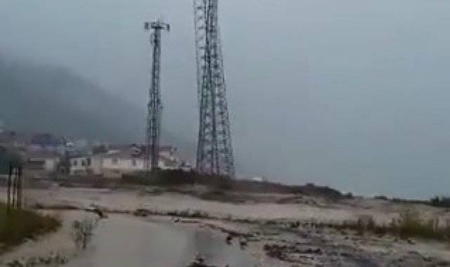 Baz istasyonunun çökme anı saniye saniye kaydedildi