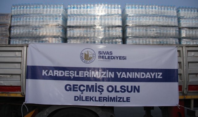 Belediyeden afetzedelere yardım
