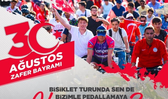 Büyükşehir'den 'Zafere Pedallıyoruz' sloganıyla bisiklet etkinliği