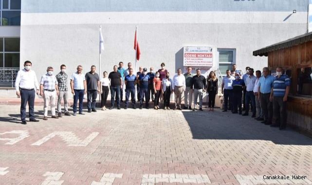 Çan belediyesi istiklal mahallesine ödeme noktası açtı