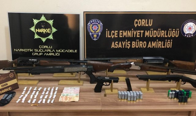 Çorlu'da 250 polis ile uyuşturucu operasyonu