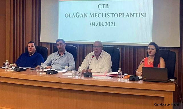 ÇTB Temmuz ayı olağan meclis toplantısı gerçekleştirildi