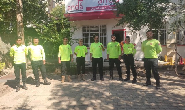 Diyarbakır ANDA'dan Manavgat'a destek ekip