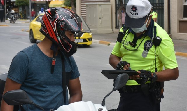 Erzincan'da motosiklet denetimi