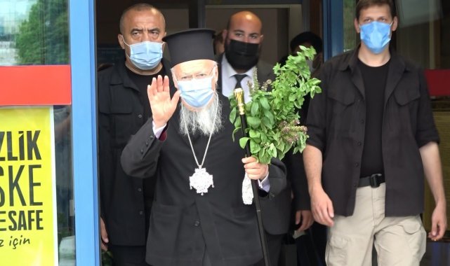 Fener Rum Patriği Bartholomeos Sümela'daki ayin için Trabzon'a geldi