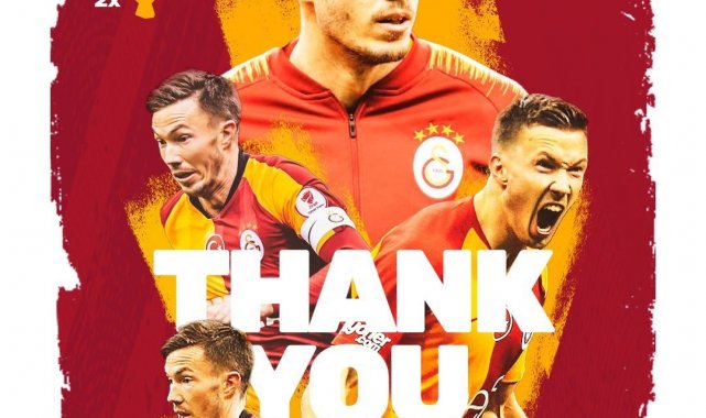 Galatasaray'dan Martin Linnes'e teşekkür