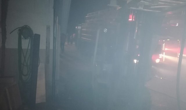 Germencik'teki işyeri yangını korkuttu