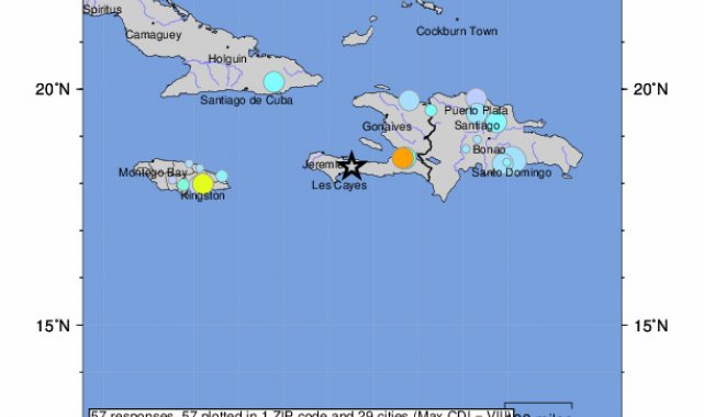 Haiti'de 7.2 büyüklüğünde deprem