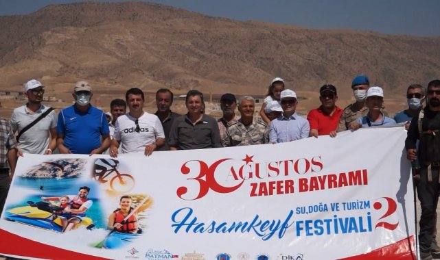 Hasankeyf'te 30 Ağustos Zafer Bayramı coşkuyla kutlandı