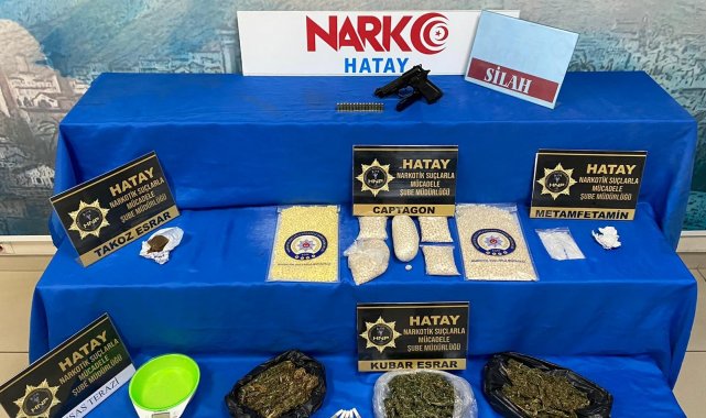 Hatay'da 11 bin 512 adet uyuşturucu hap ele geçirildi