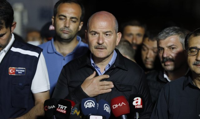 İçişleri Bakanı Süleyman Soylu: "Kastamonu'da 62, yaklaşık 14-15'te Sinop'ta kayıp ihbarı var"