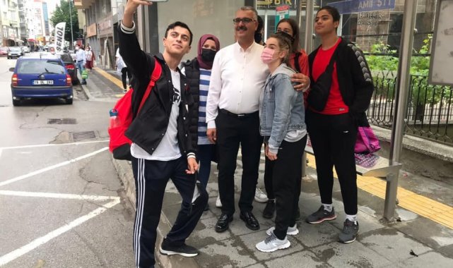 İl Başkanı Ahlatcı'dan esnaf turu
