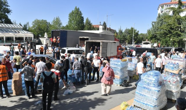 Ispartalılar yangın için seferber oldu
