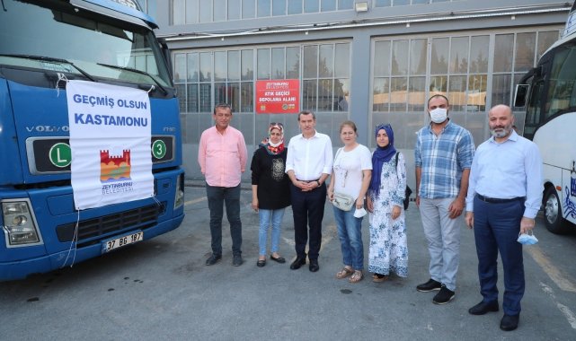 Kastamonu için yardım tırı yola çıktı