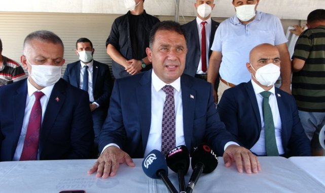 KKTC Başbakanı Ersan Saner'den Manavgat'a 17 milyonluk katkı