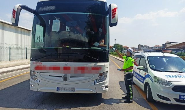 Malatya'da yolculara korona virüs uyarısı