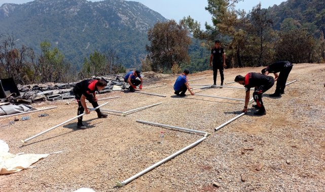Maltepe'de yangının devam ettiği Marmaris için seferberlik
