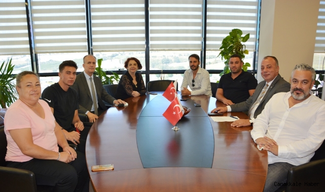 Milli Sporcumuzdan ÇTSO’ya Ziyaret