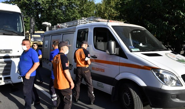 Osmangazi'den yangın bölgesine yardım eli