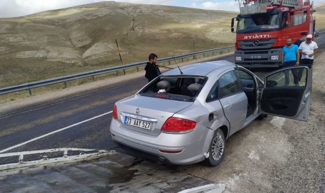 Otomobil takla attı: 1'i ağır 4 yaralı