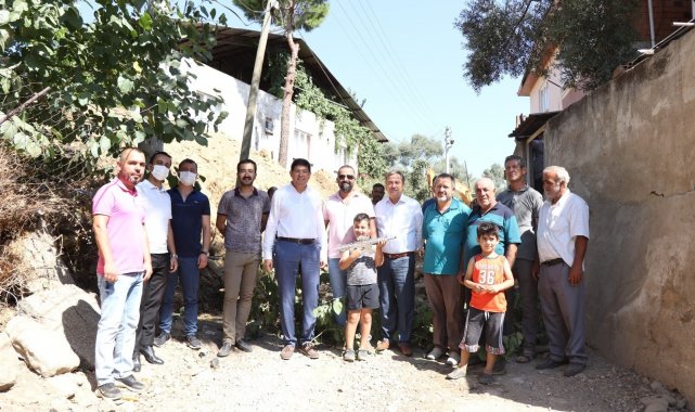Pınarbaşı Mahallesi sakinlerinden Başkan Özcan'a teşekkür