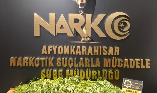 Polis baskın yaptığı evde 5 kilo 300 gram esrar ele geçirdi