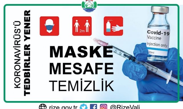 Rize Valiliğinden Delta varyantı ve Covid-19 uyarısı
