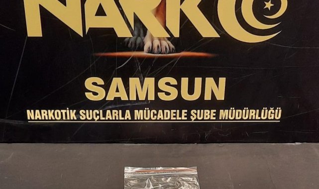 Samsun'da 36 gram mefamfetamin ile yakalanan bir kişi tutuklandı