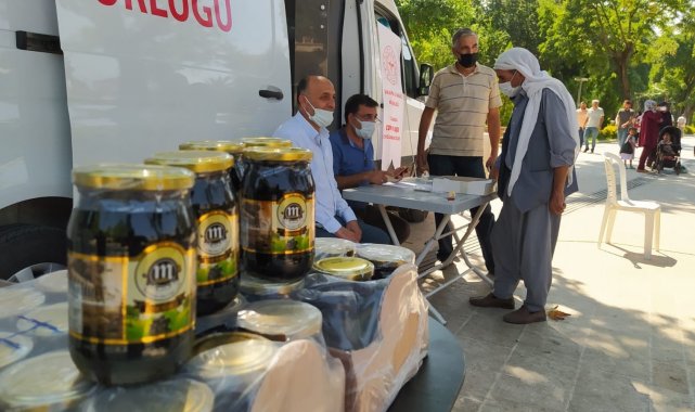 Şanlıurfa'da pekmezli aşı teşviki