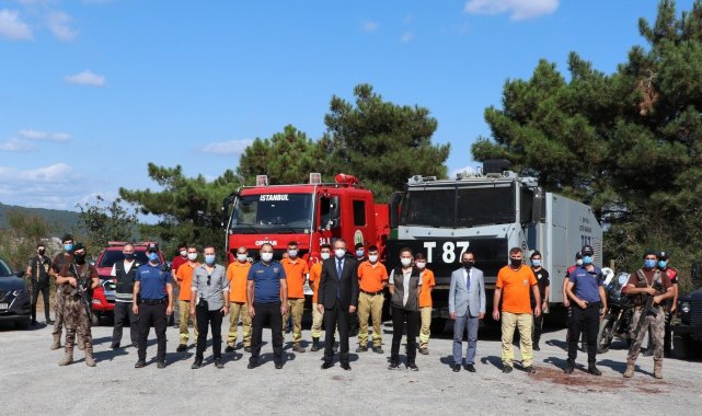 Sultanbeyli'de orman yangınlarını önleme çalışmaları