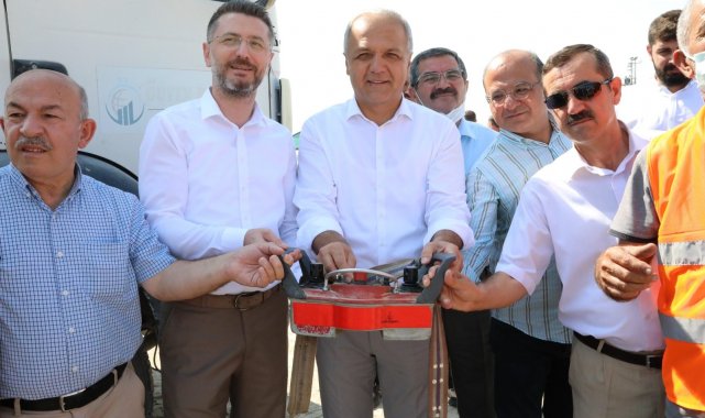 Suluova'da içme suyu arıtma tesisinin temeli atıldı