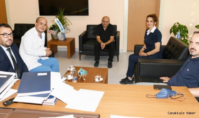 Turan’dan Başhekim Keser’e ziyaret