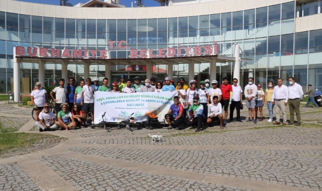 Yeşil Pedallar Bisiklet Turu Burhaniye'de tamamlandı