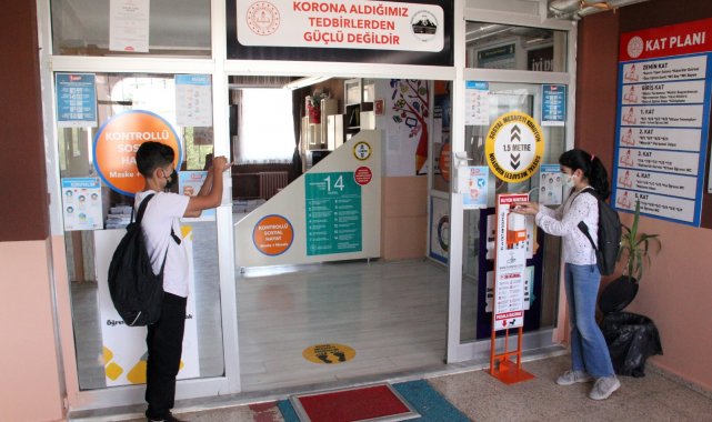 Ağrı'da korona eğitime engel değil