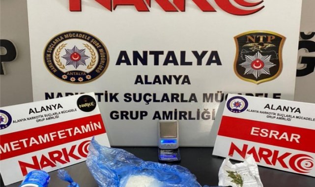 Alanya'da uyuşturucu operasyonu