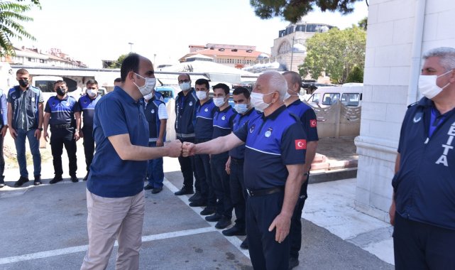 Başkan Altay Zabıta Teşkilatı'nın Kuruluş Yıl Dönümünü kutladı