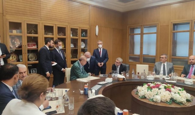 Başkan Mahçiçek'ten Cumhurbaşkanı Erdoğan'a EXPO 2023 sunumu
