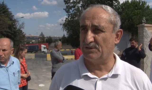 Beylikdüzü'nde site sakinlerinden "kapı yıkımına" tepki