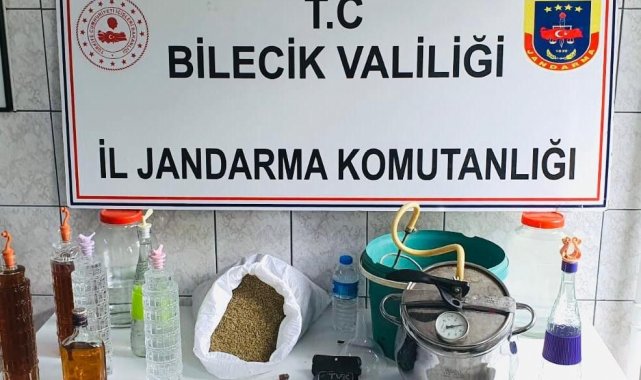 Bilecik'te 12 bin 350 litre kaçak alkol ele geçirildi