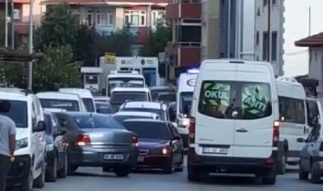 Bilecik'te hastaya giden ambulansın zor anları