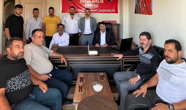 Büyük Birlik Partisi ilk defa Silopi'de parti binası açtı