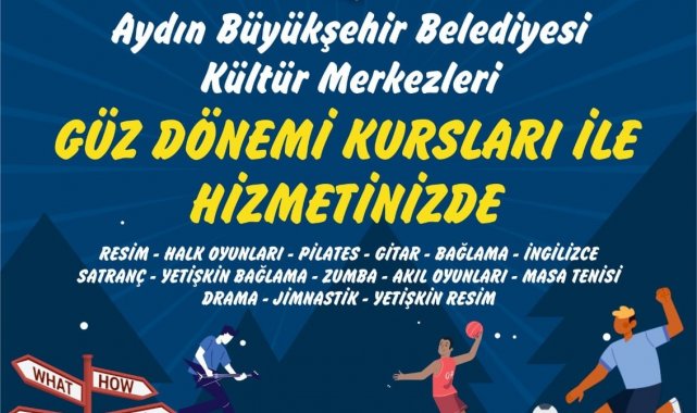 Büyükşehir'in güz dönemi kursları başlıyor