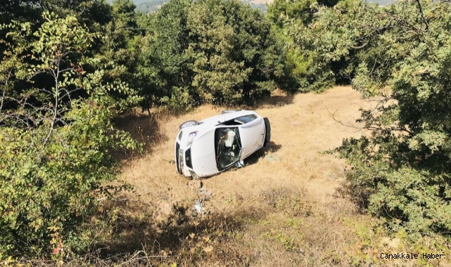 Çanakkale’de trafik kazası: 2 yaralı