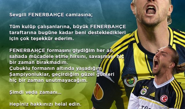 Caner Erkin'den Fenerbahçe'ye veda