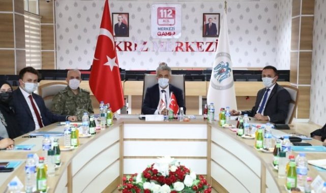 Erzincan'da Asayiş Koordinasyon, Kaymakamlar ve İl Müdürleri toplantıları yapıldı